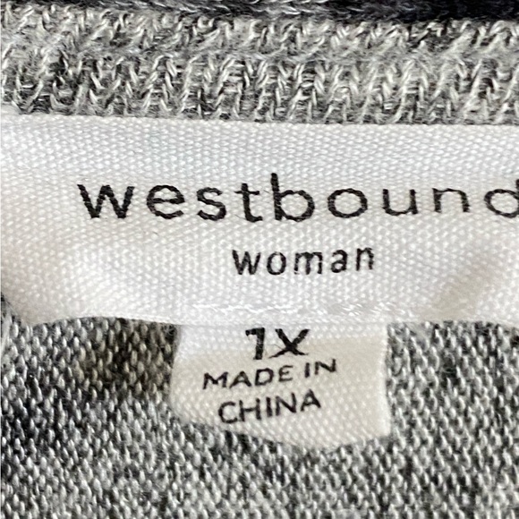 WESTBOUND Animal Print Tunic Top Sz 1X - Picture 3 of 7